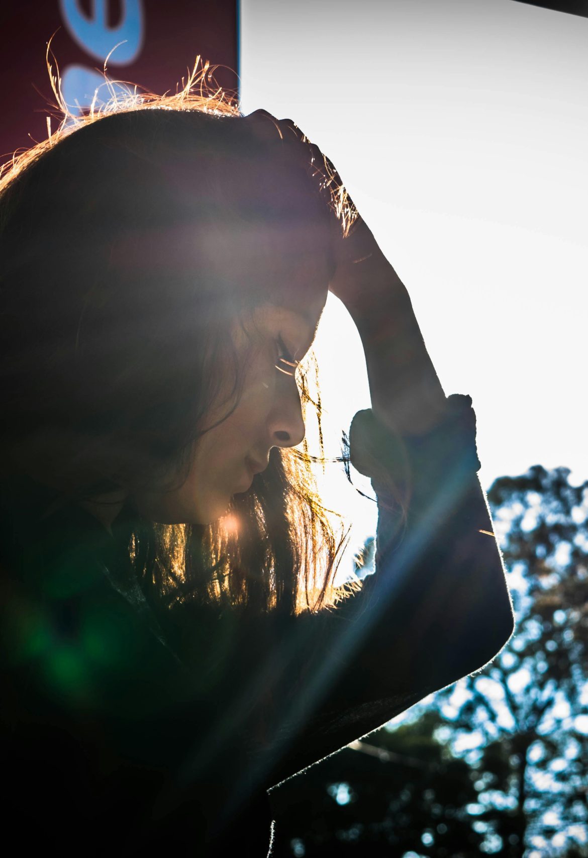 Photo by Austin Guevara https://www.pexels.com/photo/woman-looking-holding-while-holding-head-with-left-hand-883441/